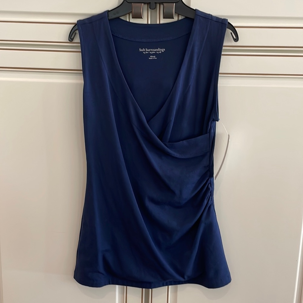 NWT Heavenly Soft Navy Tank